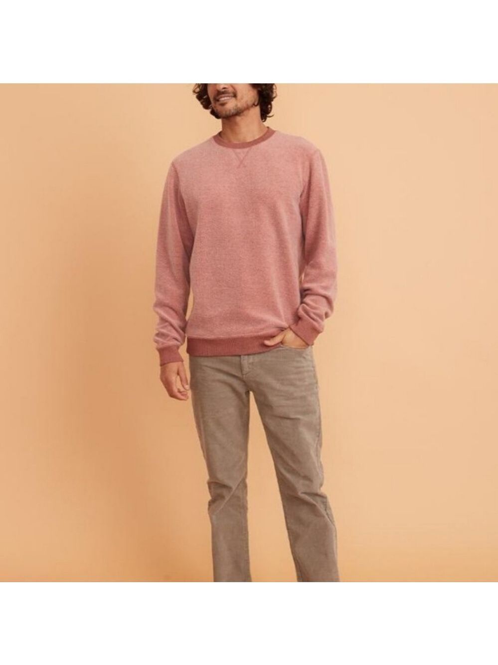 Marine layer Norfolk fleece out crew sweatshirt - Picture 3 of 8